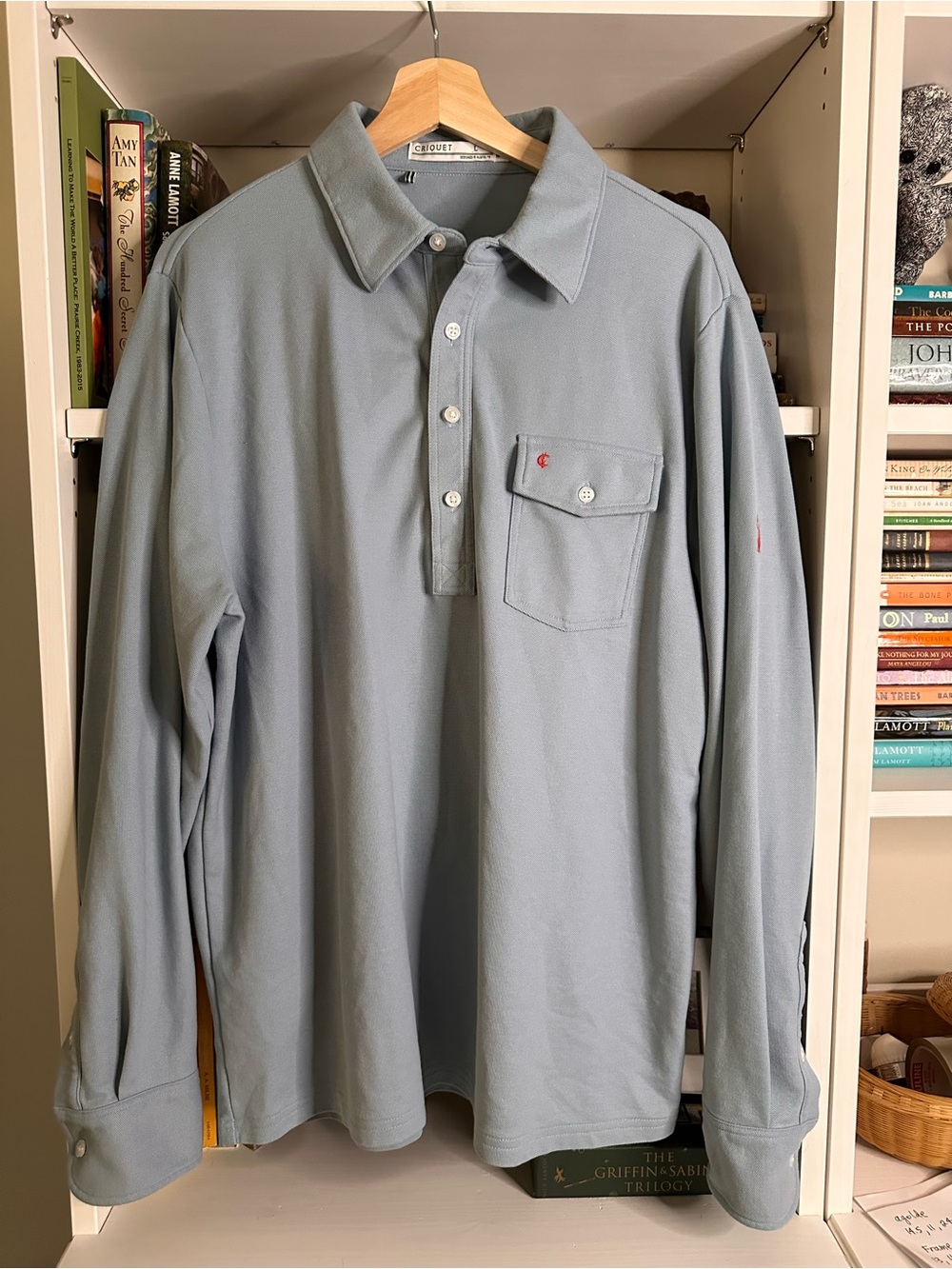 Criquet Long Sleeve Players Shirt. Size L